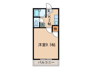 エ－スハイツの物件間取画像